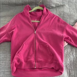 Gilly Hicks by Hollister Hot pink Zip Up!